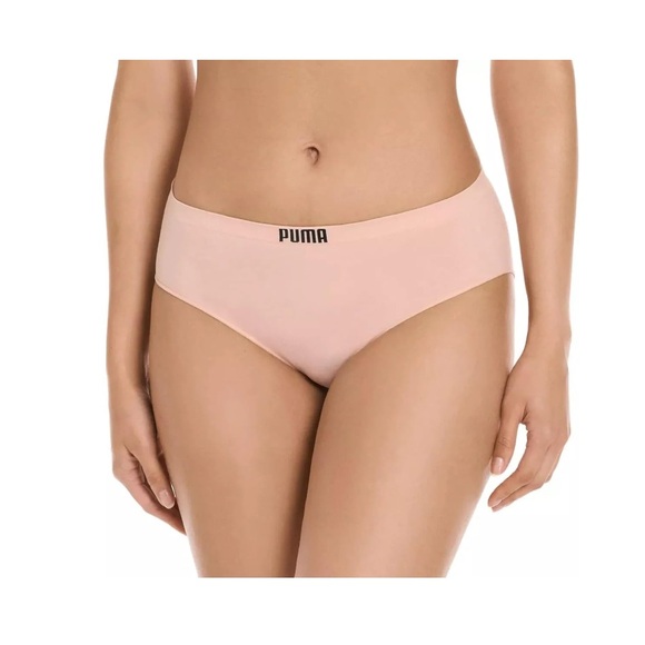 PUMA Women's Seamless Bikini Underwear, Microfiber, Tag-Free, 4-Pack - Picture 3 of 8